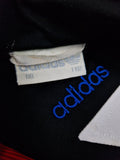 Vintage Adidas Sportjacke 90s Multicolor Schwarz Blau Rot (D8) L