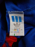 Vintage Adidas Sportjacke 90s Multicolor Schwarz Blau Rot (D8) L