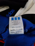 Vintage Adidas Sportjacke 90s Multicolor Schwarz Blau Rot (D8) L