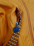 Vintage Adidas Sportjacke 90s Damen Frottee Futter Orange (D40) M
