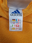 Vintage Adidas Sportjacke 90s Damen Frottee Futter Orange (D40) M