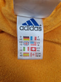 Vintage Adidas Sportjacke 90s Damen Frottee Futter Orange (D40) M