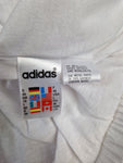Vintage Adidas Sportjacke 90s Damen Tennis Zipper Weiß (D46) L