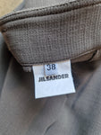 Vintage Jil Sander Hose Damen Made In Italy Grau Grün 38