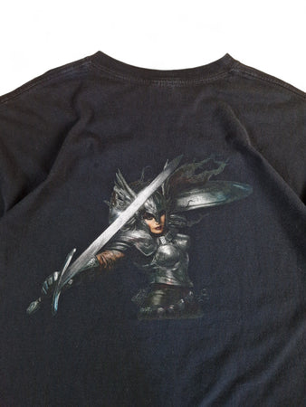 Gildan Shirt Magic: The Gathering 2010 Core Set Backprint Schwarz XL