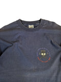 Vintage Screen Stars Shirt 1996 Bart Simpson Beach Club "Chairman of the board" Ausgewaschenes Blau XL