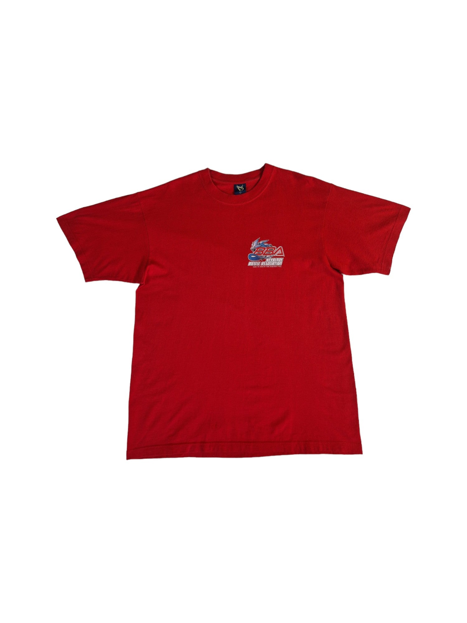 Beyblade Shirt 2001 Arbitro Battle Association Rot XL
