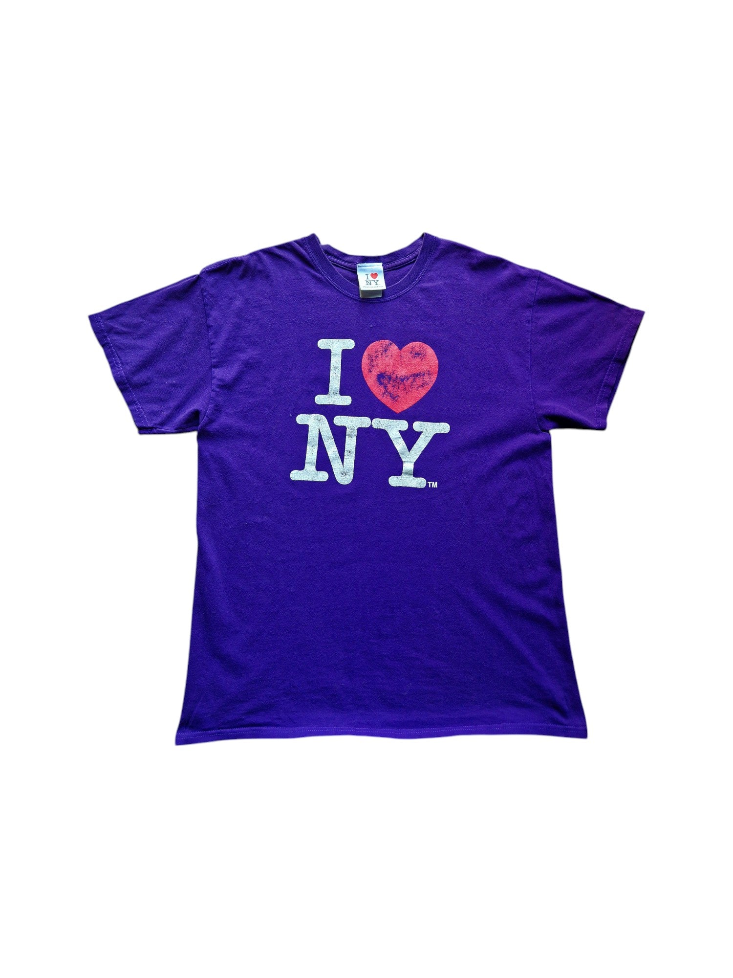 Gildan Shirt 00s "I<3NY" Lila L - RareRags