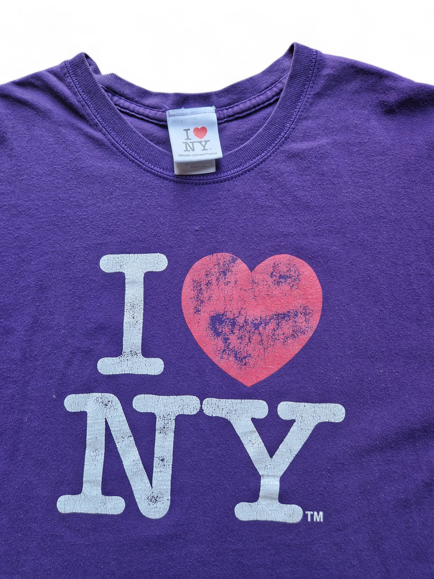 Gildan Shirt 00s "I<3NY" Lila L - RareRags