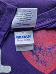 Gildan Shirt 00s "I<3NY" Lila L