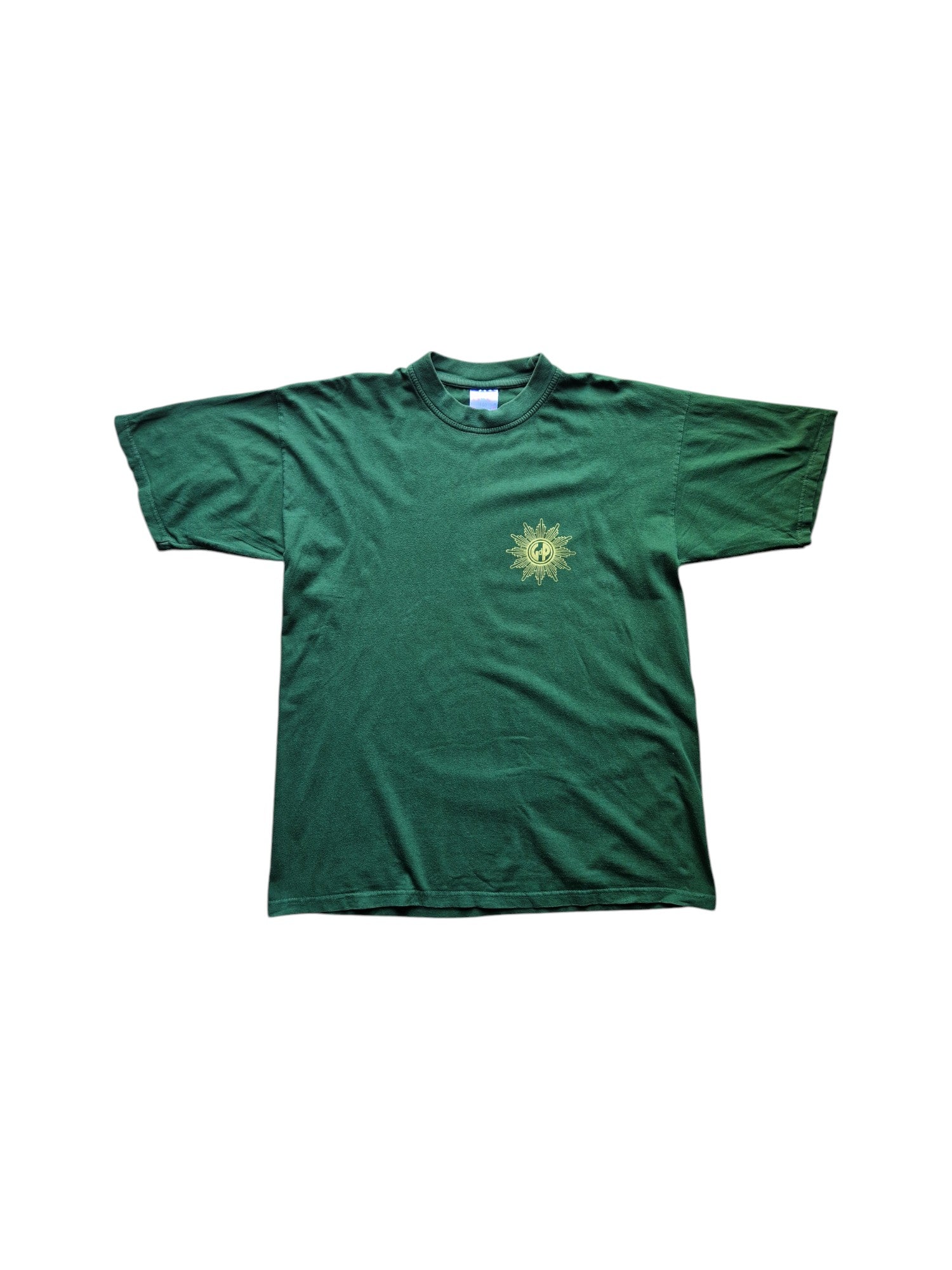 Vintage B&C Shirt 90s Gewerkschaft der Polizei (GdP) Grün XL - RareRags
