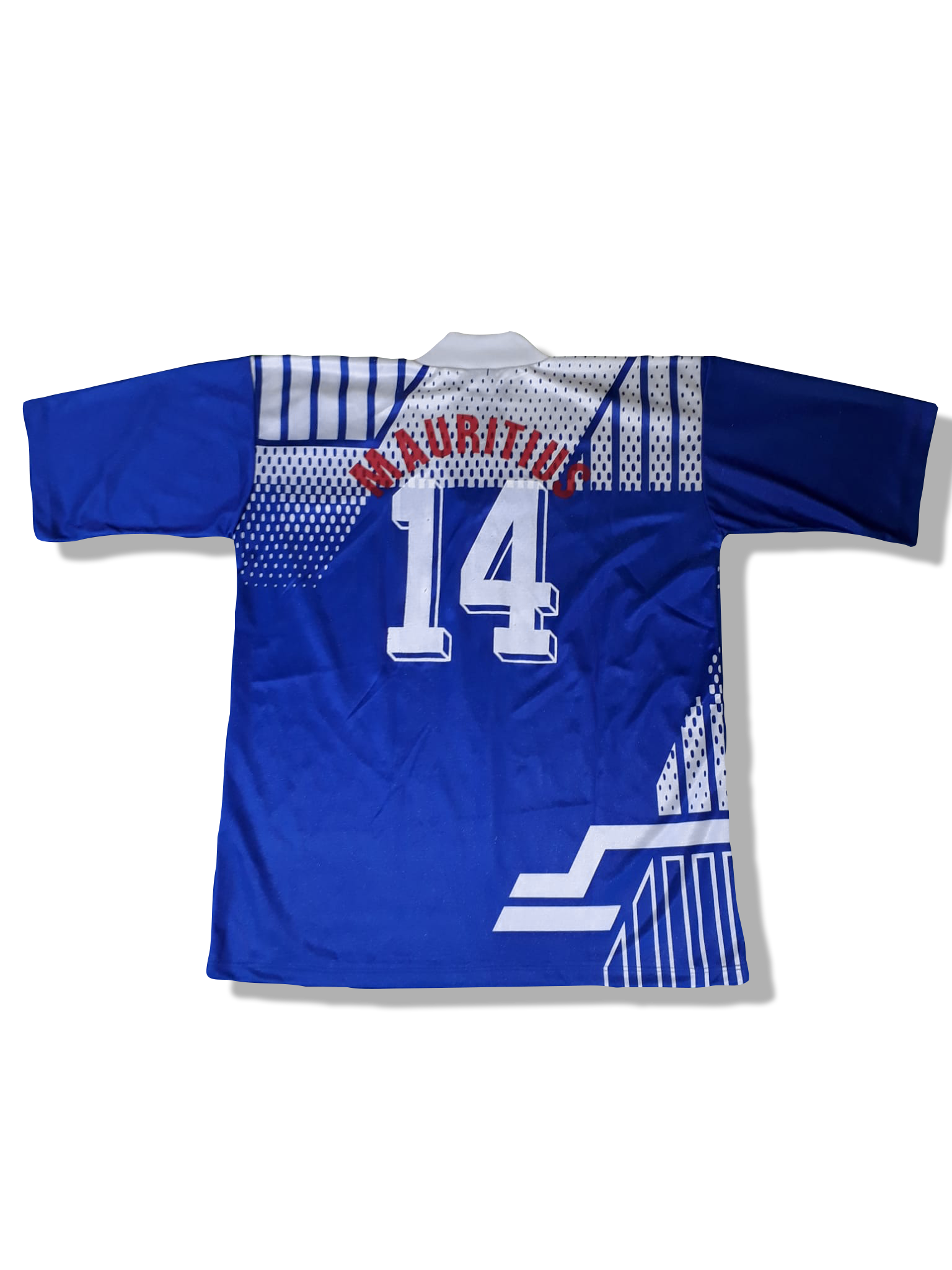 Vintage Mauritius Trikot #4 Blau XL