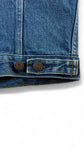 Vintage Levis Trucker Jeansweste (70)501 1981 Orange Tab Made In France Blau (36) S-M