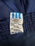 Vintage Adidas Shorts 80s Glanz Sprinter Made In West-Germany Gestreift Dunkelblau (6) L-XL