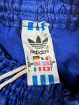 Vintage Adidas Nylonshorts Glanz Sprinter Made In West Germany Blau (3) XS-S