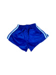 Vintage Adidas Nylonshorts Glanz Sprinter Made In West Germany Blau (3) XS-S