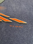Vintage Delta Shirt 1996 NFL Chicago Bears X Taz "Flattn'em!" Single Stitch Dunkelblau XL