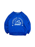 Vintage NFL Sweater 80s American Football Giants Made In Spain Blau M-L