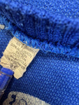 Vintage NFL Sweater 80s American Football Giants Made In Spain Blau M-L