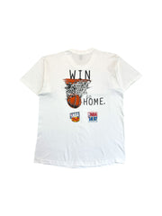 Vintage Fruit Of The Loom Shirt 1998 NBA Playoffs "win or go home" Single Stitch Made In USA Weiß XL
