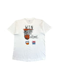 Vintage Fruit Of The Loom Shirt 1998 NBA Playoffs "win or go home" Single Stitch Made In USA Weiß XL