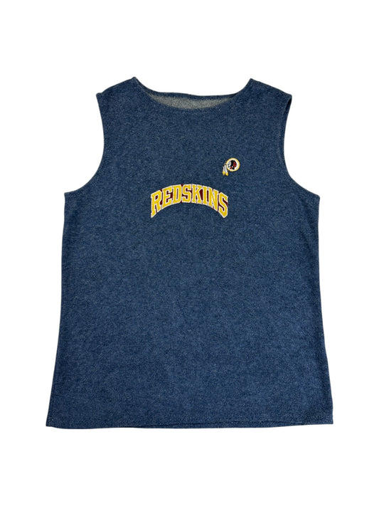 Vintage NFL Tanktop 80s Redskins Frottee Dunkelblau M-L