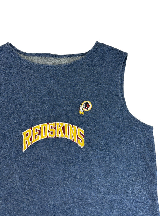 Vintage NFL Tanktop 80s Redskins Frottee Dunkelblau M-L