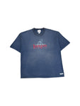 Vintage Crable Sportswear Shirt 90s Cleveland Indians MLB Faded Made In USA Single Stitch Dunkelblau XL