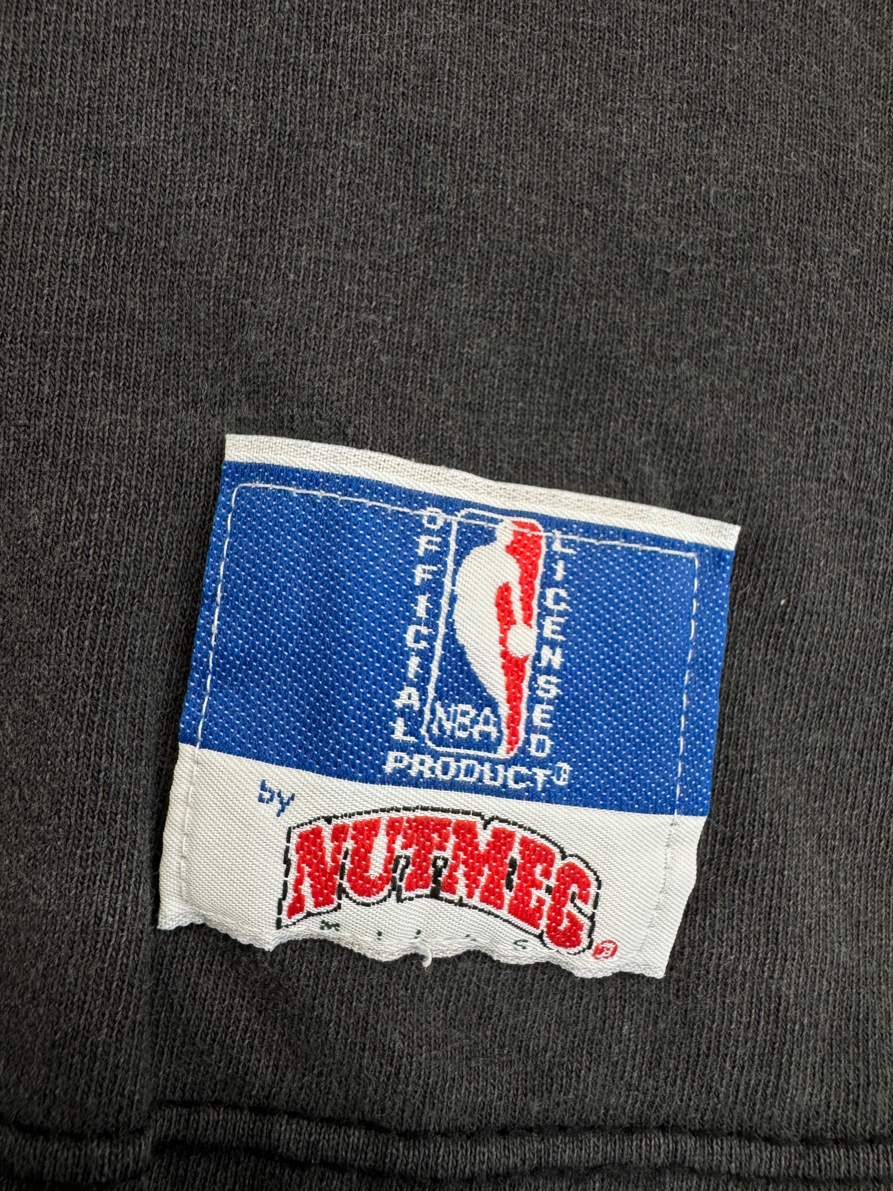 Vintage Nutmeg Shirt 90s Orlando Magic Shaquille O'Neal Single Stitch Made In USA Schwarz M