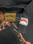 Vintage Nutmeg Shirt 90s Orlando Magic Shaquille O'Neal Single Stitch Made In USA Schwarz M