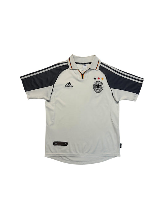 2000 Adidas Kids Trikot DFB Weiß Grau D176