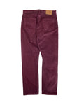 Vintage Levis Jeans 510 Straight Leg Bordeauxrot W34 L32