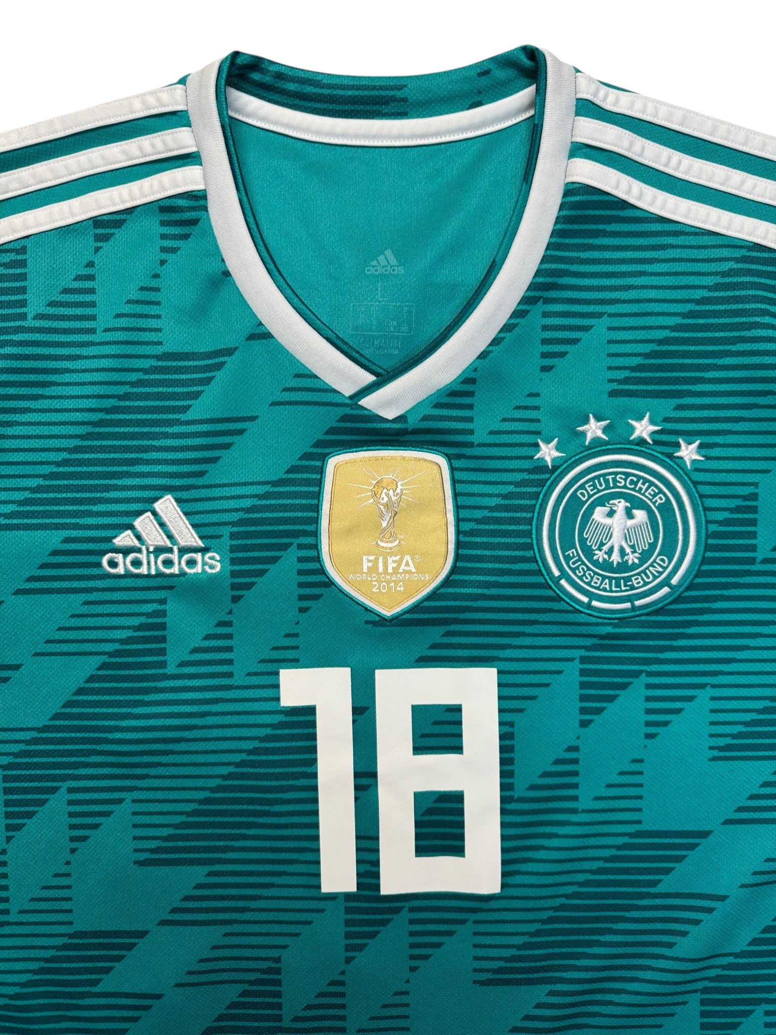 2017 Adidas Trikot #18 Kimmich Grün