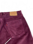 Vintage Levis Jeans 510 Straight Leg Bordeauxrot W34 L32