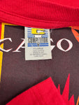 Vintage Competitor Shirt 90s Chicago Bulls NBA Made In USA Rot XL