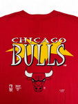 Vintage Competitor Shirt 90s Chicago Bulls NBA Made In USA Rot XL