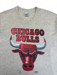 Vintage Salem Shirt 90s Chicago Bulls Made In USA Single Stitch Heather Grau XL