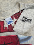 Vintage Salem Shirt 90s Chicago Bulls Made In USA Single Stitch Heather Grau XL