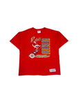 Vintage Campri Shirt 90s UNLV Rebels University Of Nevada Single Stitch Made In USA Rot XL