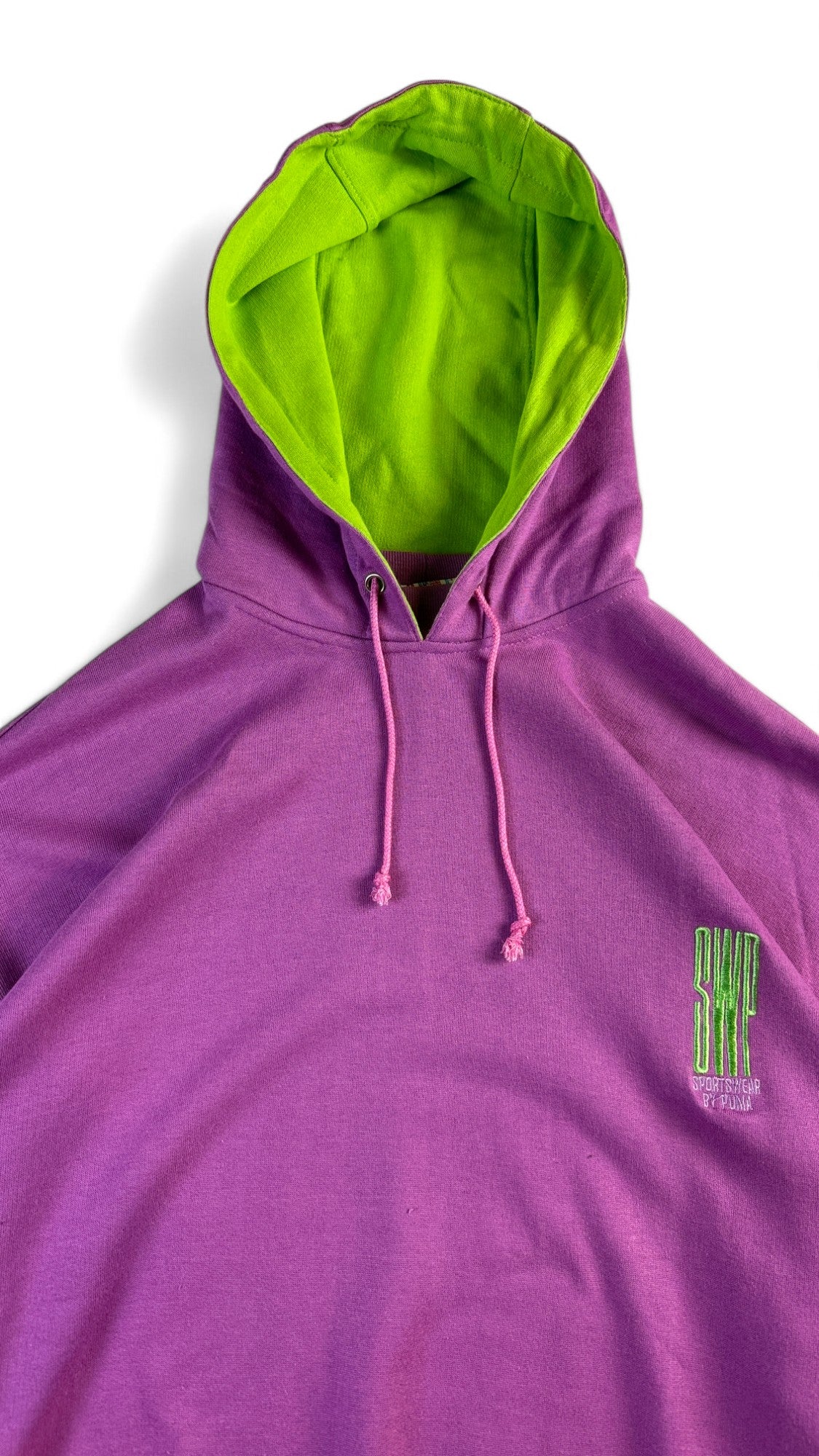 Vintage Puma Hoodie 90s Basic Made In Greece Lila M