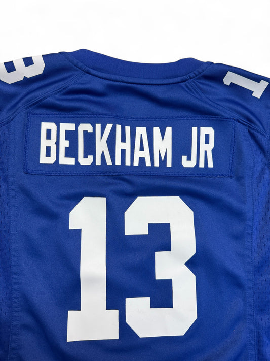 Nike Jersey New York Giants #13 Beckham JR Blau M