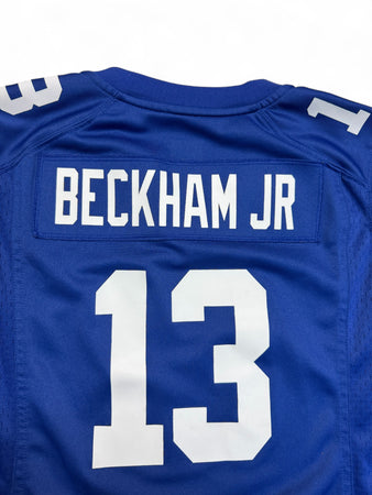 Nike Jersey New York Giants #13 Beckham JR Blau M