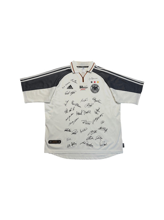 2000 Adidas Trikot DFB x Bitburger Weiß Grau