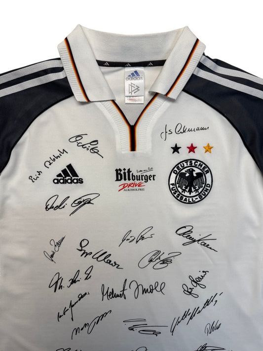 2000 Adidas Trikot DFB x Bitburger Weiß Grau