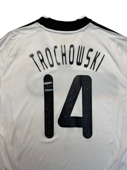2008 Adidas Trikot DFB #14 Trochowski Weiß