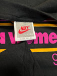 Vintage Nike Longsleeve 1992 Alaska Womens's Run Made In USA Single Stitch Schwarz L