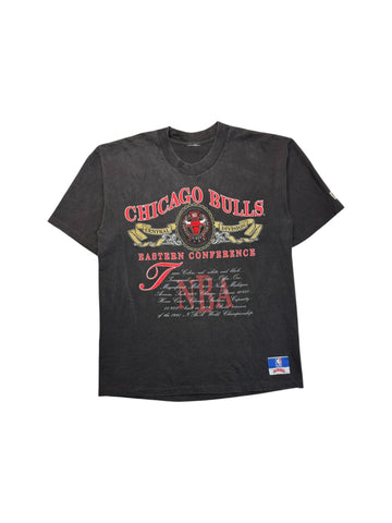 Vintage Nutmeg Shirt Chicago Bulls 1991 NBA Eastern Conference Schwarz M-L
