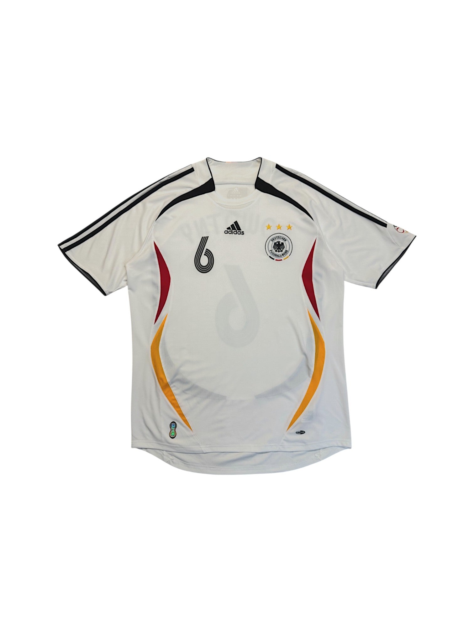 2006 Adidas Trikot DFB WM #6 Nowotny Weiß