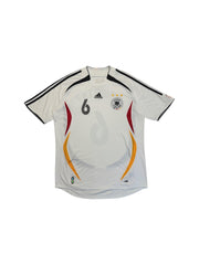 2006 Adidas Trikot DFB WM #6 Nowotny Weiß
