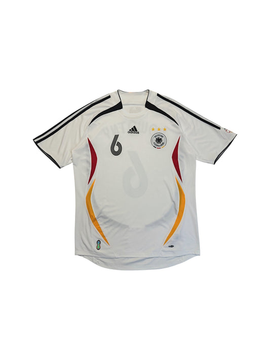 2006 Adidas Trikot DFB WM #6 Nowotny Weiß